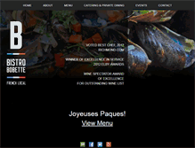 Tablet Screenshot of bistrobobette.com
